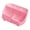 Pink, variant on Hygienic Makeup Storage Systems Clear of Plastic Organizers Multiple Compartment Design For Skincare Product Protections