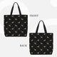 thumbnail image 2 of Easygdp Mallards And Snowflakes Bolsa Tote para Mujer, Bolso de Hombro para Trabajo, Playa, Viajes, Compras y Supermercado, 2 of 7
