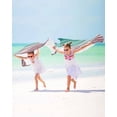 thumbnail image 3 of Green Ombre Beach Towels Oversized Super Absorbent, Modern Geometric Abstract Dark Red Cream Lightweight Bath Towel Quick Dry Sets For Bathroom/Pool/Rv Camping/Beach Play/Gym Room/Picnic 23"x47", 3 of 8