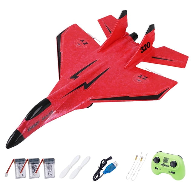 Pneador de del del aeropno 2.4G 2CH fija RC para Batería roja 3x Sunnimix Avión RC