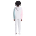 thumbnail image 5 of PUMA Big Girl's Youth Fleece Casual Sweatshirt Kangaroo Pocket Active Hoodie (White, XS), 5 of 5