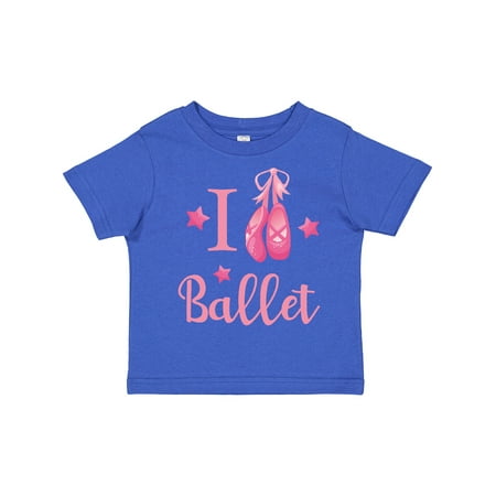 

Inktastic I Love Ballet Gift Toddler Toddler Girl T-Shirt