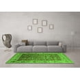 thumbnail image 3 of Ahgly Company Indoor Rectangle Oriental Green Traditional Area Rugs, 2' x 5', 3 of 4