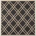 thumbnail image 1 of Safavieh Courtyard Black Indoor Outdoor Rug - Square 7'10", 1 of 5
