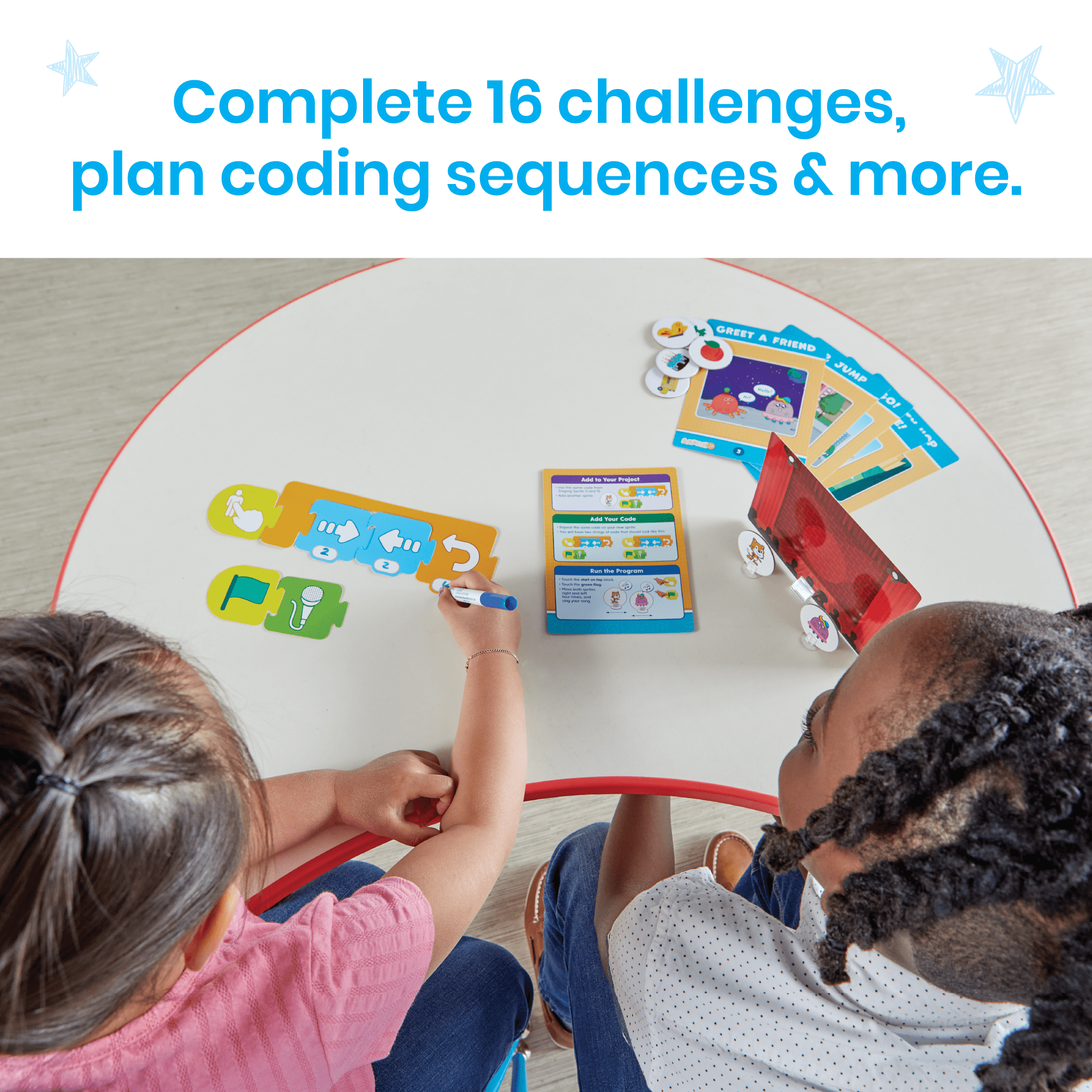 hand2mind Block-Based Coding Student Activity Set for ScratchJr