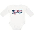 thumbnail image 3 of Inktastic My First Memorial Day with Fireworks Boys or Girls Long Sleeve Baby Bodysuit, 3 of 5