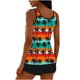 thumbnail image 4 of Conjunto de Bikini de Cintura Alta para Mujeres sin Posicionar Traje Impreso, Tankini Libre con Almohadillas Extraíbles, Traje de Baño de Corte Alto para la Playa de Verano, 4 of 7