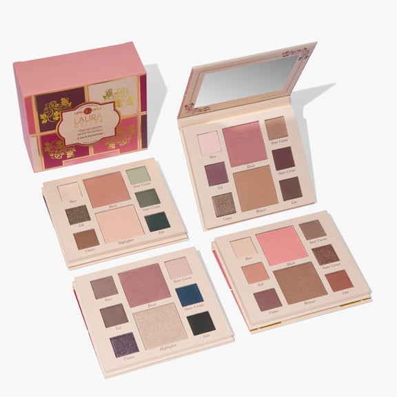 Laura Geller Party In A Palette Ready To Jetset 4 Palette Set 1.4 Oz