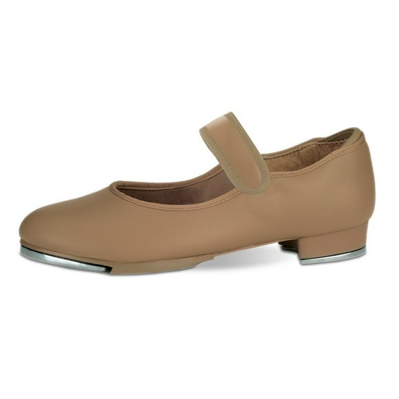 Danshuz Girls Bella Tan Scored Sole Strap Tap Shoes 13 Kids