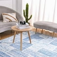 thumbnail image 4 of Junovo Washable Upgrade Area Rug Super Soft Rugs with Non-Slip Backing, for Living Room/Bedroom,6'x9',Blue, 4 of 8