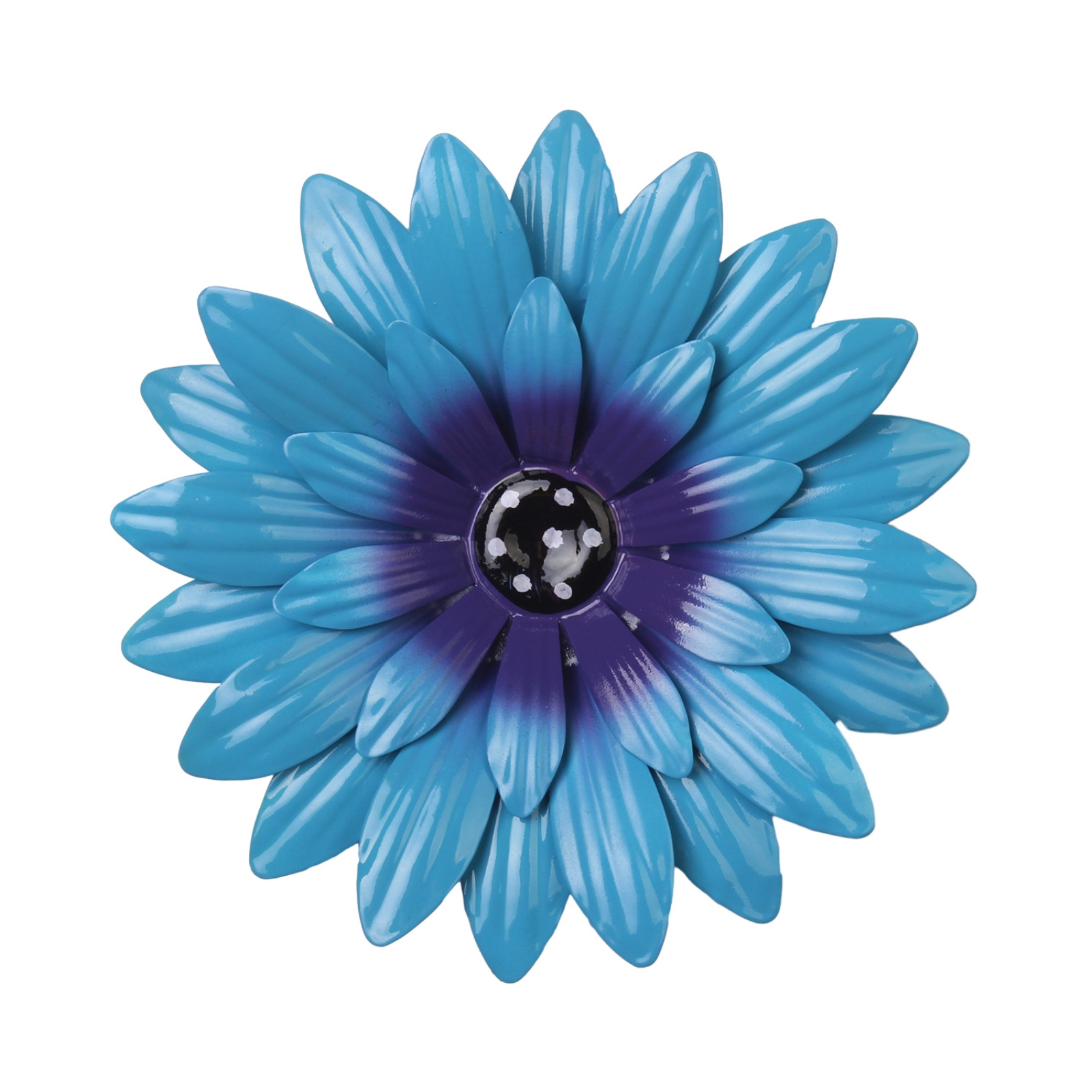 IOAOAI Metal Flower Wall Art Outdoor Wall Decoration Handcrafted Metal