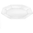 thumbnail image 2 of EcoQuality 7.5 Inches Pearl Octagonal Plastic Salad Plate – Elegant Disposable Dinnerware for Weddings, Parties, and Events – Durable, Stylish, and Reusable Tableware (120), 2 of 3