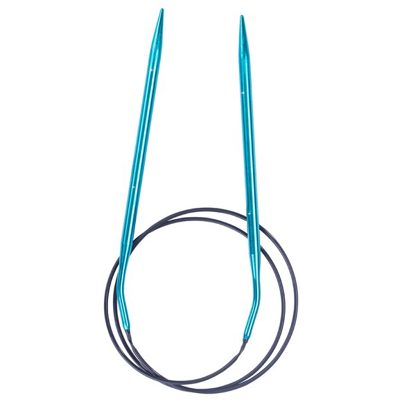 Aguja Aluminio Punta Turquesa Circualar Ultrasuave Susan Bates Coats Implementos Susan Bates T1198-CIRC5