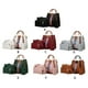 thumbnail image 2 of Qarigey Bolsos elegantes de cuero para cada ocasión Bolso de mensajero funcional y de moda Bolso de hombro Bolsas de mensajero y de hombro negro, 2 of 6