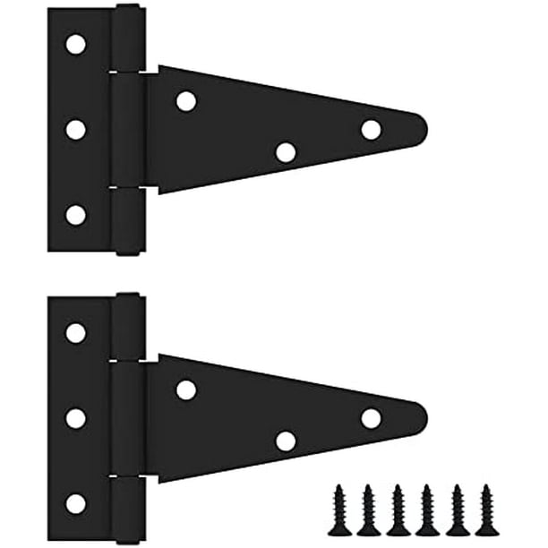TStrap Shed Hinge Heavy Duty Gate Strap Hinge, T Hinges 5 Inch Barn