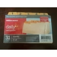thumbnail image 3 of Office Depot Manila Card Guides With Laminated Tabs, Daily, 3in. x 5in., Manila/Orange, 31 Guides, OD03532, 3 of 3