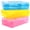 Blue, Yellow,Red, variant on Zrova 3 Pack Clear Hard Plastic Pencil Box, Large Capacity Pen Storage Case with Snap Lid, Stackable Transparent Crayon Marker Organizer for School Office Art Craft Supplies, Red Yellow Blue