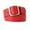 Red, variant on HUANLEDASH Women Faux Leather Belt Adjustable Length Waistband Square Buckle Female Retro Belt Costume Accessories