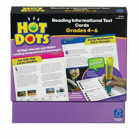 GR 4-6 HOT DOTS READING INFORMATIONAL TEXT