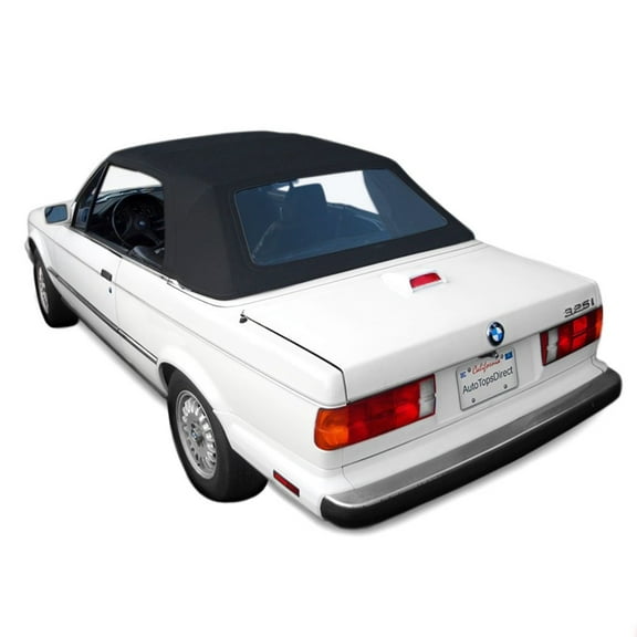 Sierra Auto Tops Convertible Top Replacement for BMW 1987-1993 3 Series (E30), TwillFast II Canvas, Black