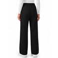 thumbnail image 5 of MOSHU Wide Leg Sweatpants for Women High Waisted Baggy Fleece Cotton Pants Fall Casual Sweatpants with Pockets, 5 of 11