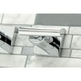 thumbnail image 4 of Kingston Brass KS6051CML Manhattan Two-Handle Wall Mount Roman Tub Faucet, Polished Chrome, 4 of 7