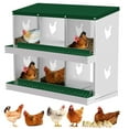 thumbnail image 1 of Chicken Nesting Box, Galvanized Steel Nesting Boxes with Vented Design, Laying Nesting Boxes for Hens, Wall Mount, 1 of 35