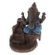 thumbnail image 4 of Cerámica Dios Humo Retroceso Quemador de Palos Titular Mekditating Ornamento Craft Modelo Azul b, 4 of 8
