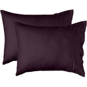 Elegant Comfort 1500 Series King Purple Smart Sheet Set with Pockets
