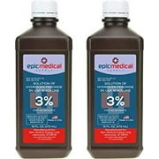 Epic Medical Supply Hydrogen Peroxide First Aid Antiseptic, 3% USP, 16 oz.
