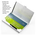 thumbnail image 4 of Business Card Cases 4 Pack , Stainless Steel Storage Holders Pocket Cases For Id Cards Credit Cards, 4 of 5