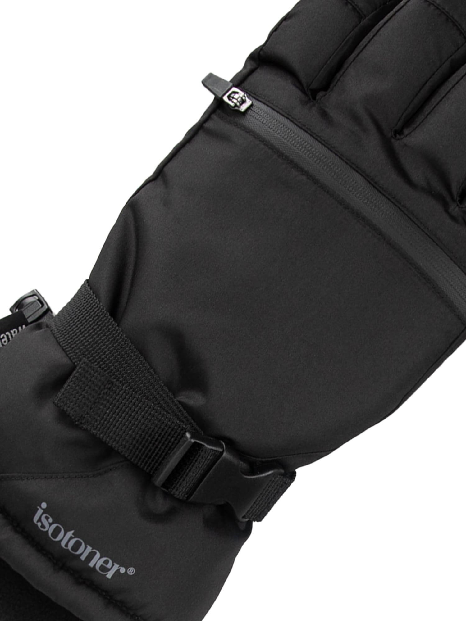 Isotoner Women's Extended Cuff Waterproof Ski Gloves