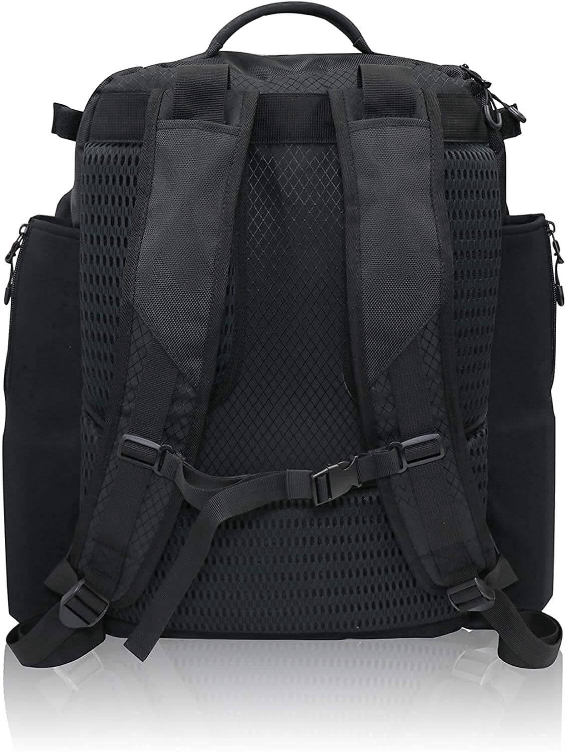PowerNet Bucket Bag Baseball Coach Bag with Wheels, Carry Case for Launch F-lite Pitching Machine, Holds Two 6 Gallon Bucket of Baseballs & Softballs