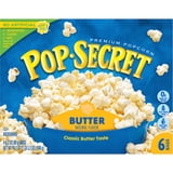 Pop Secret Microwave Popcorn, Butter Flavor, 3.2 Oz Sharing Bags, 6 Ct ...