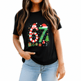 thumbnail image 2 of 67 Meme Six Seven Christmas T-Shirt Tees Tops for Men and Women, 2 of 4