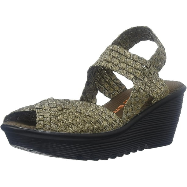 Bernie Mev Womens Fame Wedge Sandal Walmart