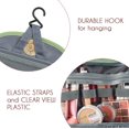 thumbnail image 5 of El organizador de maquillaje también es la bolsa de maquillaje perfecta, una bolsa de viaje para artículos de tocador de viaje, la única opción para regalos de cumpleaños de mujeres. (Verde), 5 of 5