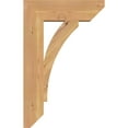 thumbnail image 3 of Ekena Millwork 3 1/2"W x 14"D x 22"H Thorton Slat Smooth Bracket, Western Red Cedar, 3 of 4