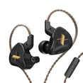 thumbnail image 1 of KZ Audífonos KZ EDX con micrófono, diseño ergonómico para uso prolongado, cable reemplazable de 0.75mm, sonido de graves potentes y agudos claros, ideal para dispositivos con entrada de 3.5mm., 1 of 6