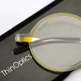 thumbnail image 2 of Always With You ThinOptics Reading Glasses - Ultra Thin and Lightweight Readers with Case - Special Edition Colors - Rectangle Yellow 2.5x, 2 of 4