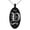 Black, variant on Stainless Steel Letter Y Initial Old English Monogram Engraved Small Oval Charm Pendant Necklace