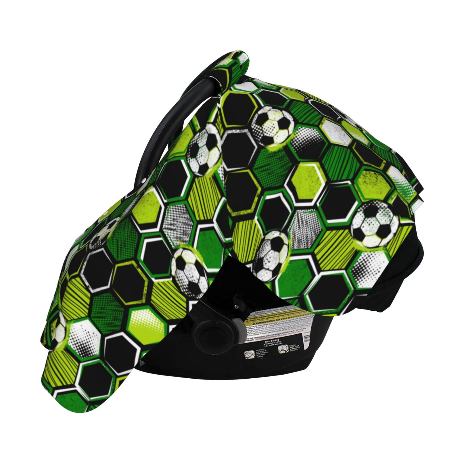 Naloa Soccer1 Baby Car Seat Cover, Breathable Baby Carrier Cover, Multiuse Baby Carrier Cover & Nursing Breastfeeding Cover