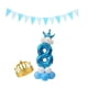 thumbnail image 1 of 0-9 Soporte Número Globo Sombrero Conjunto de pancartas Decoración de de cumpleaños 8, 1 of 8