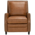 thumbnail image 2 of Safavieh  Couture Buddy Leather Nailhead Trim Recliner Coffee 30" W x 30" D x 37.5" H, 2 of 5