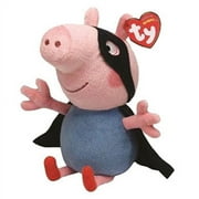 TY Beanie Baby - SUPER HERO GEORGE (UK Exclusive - Peppa Pig) (7 inch)