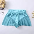 thumbnail image 4 of uublik Casual Shorts for Women Super Soft Shorts Casual Sky Blue, 4 of 5