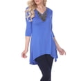 thumbnail image 3 of White Mark Women's Glimmering Embellished Tunic, 3 of 4