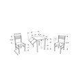 thumbnail image 2 of William 3 piece Dining Set, 2 of 4