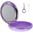 thumbnail image 1 of Solid Orthodontic Retainer Case Aligner and Retainer Case with Special Magnetic Closure 1 Pcs Retainer Case +1 Pcs Aligner Remover Hook +1Pcs Brush (Purple), 1 of 8