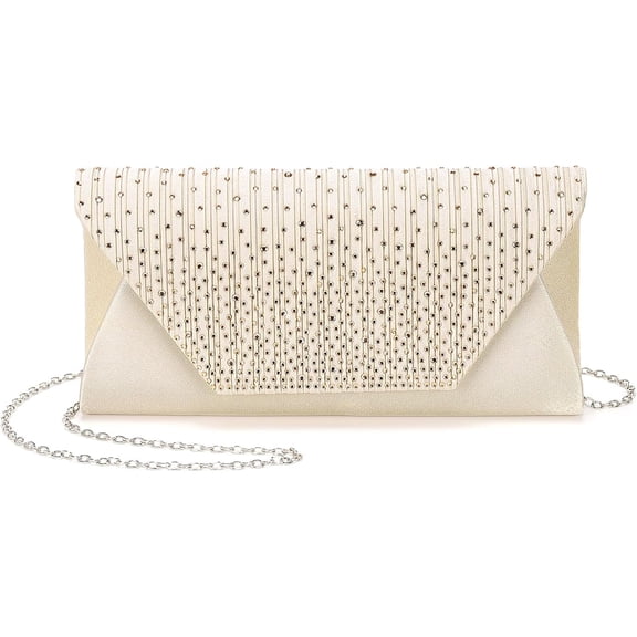 Evening Bags Clutch Purses for Women Formal, Purse Handbag Crossbody Bag Rhinestone with Chain Strap Shoulder Bag Sparkly for Wedding Guest Party